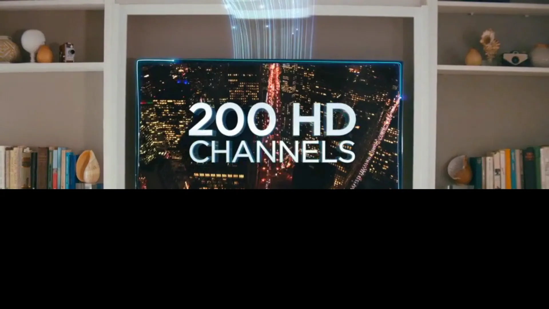 Still from the Charter Spectrum “No Limits” TV commercial (2014)