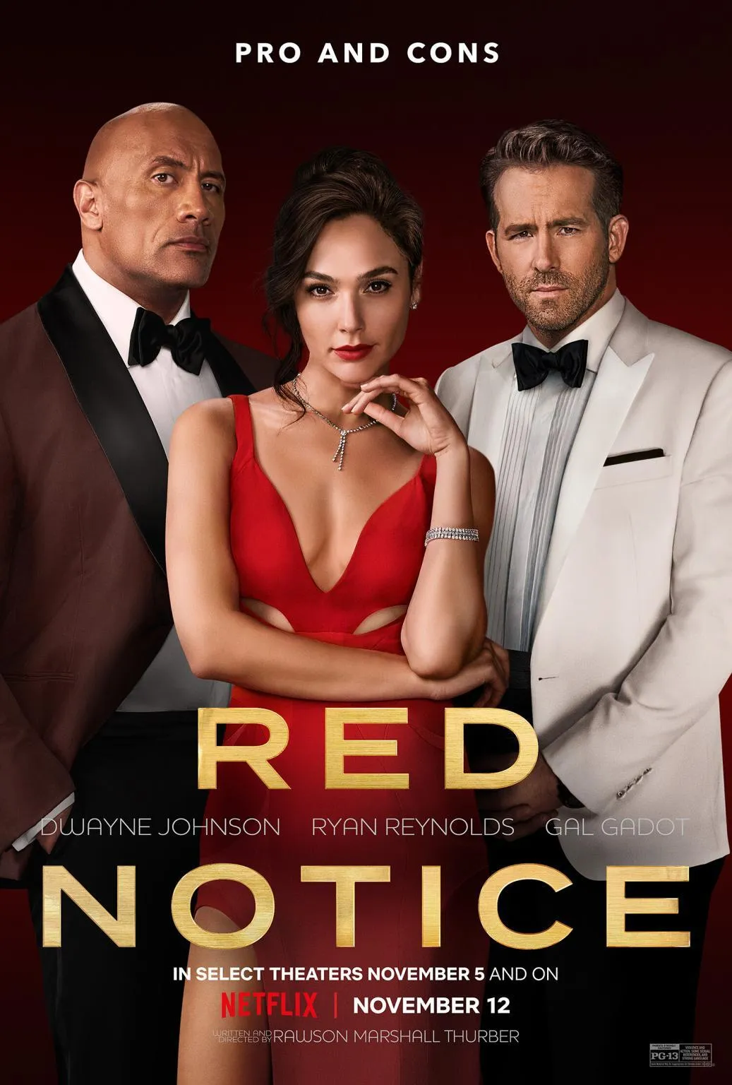 Official poster for Red Notice (2021) — Netflix