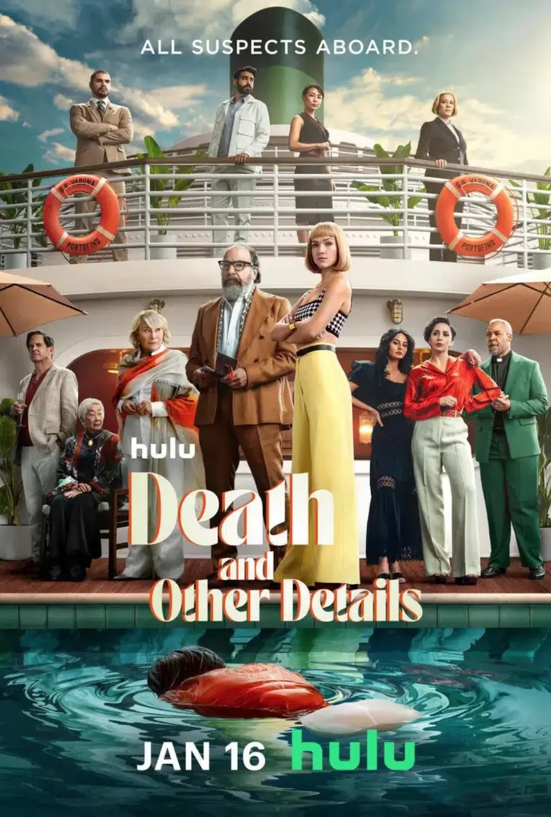 Official poster for Death and Other Details (2024) — Hulu mystery series