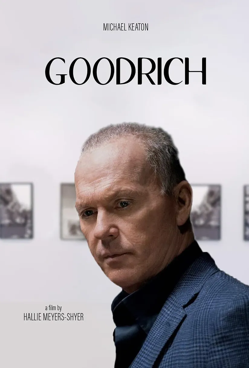 Official poster for Goodrich (2024) — Ketchup Entertainment comedy starring Michael Keaton and Mila Kunis