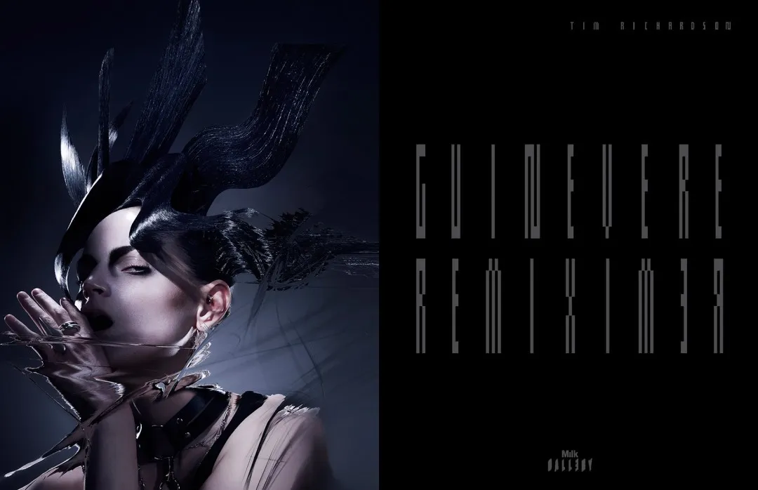 Cover artwork for Tim Richardson’s Spiritual Machine (2015), featuring model Guinevere Van Seenus