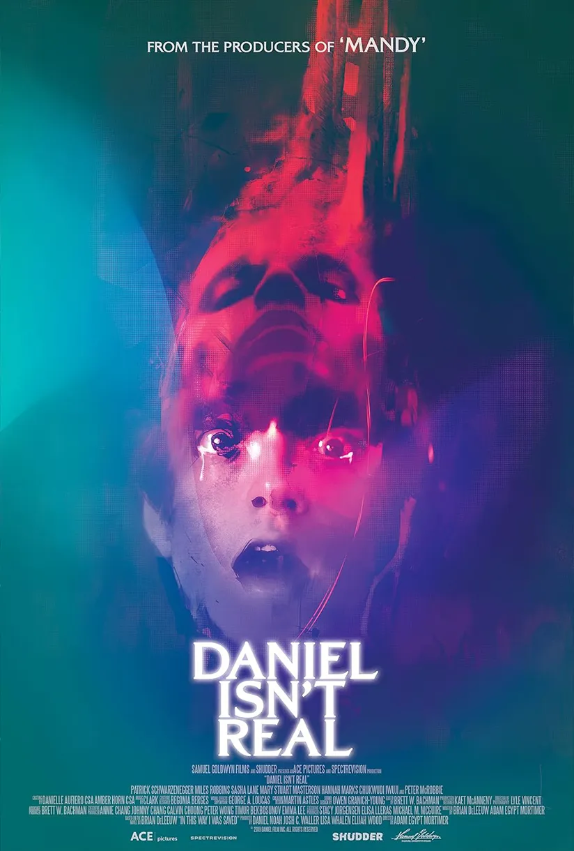 Official poster for Daniel Isn’t Real (2019) — SpectreVision thriller
