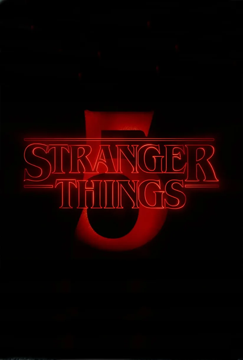 Official poster for Stranger Things 5 (2025), the final season of the Netflix series