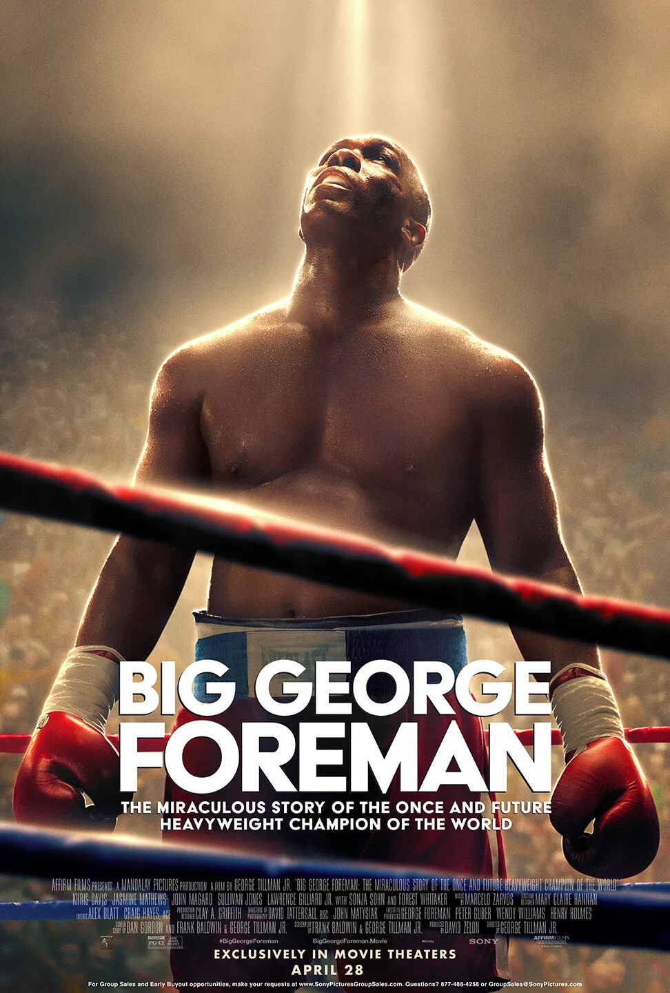 Official poster for Big George Foreman (2023) — Columbia Pictures