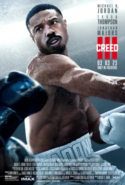 Official poster for Creed III (2023) — MGM sports drama directed by Michael B. Jordan