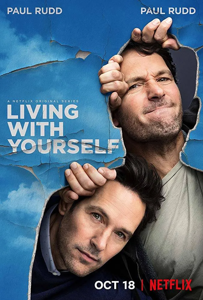 Key art for Netflix’s Living with Yourself (2019) starring Paul Rudd