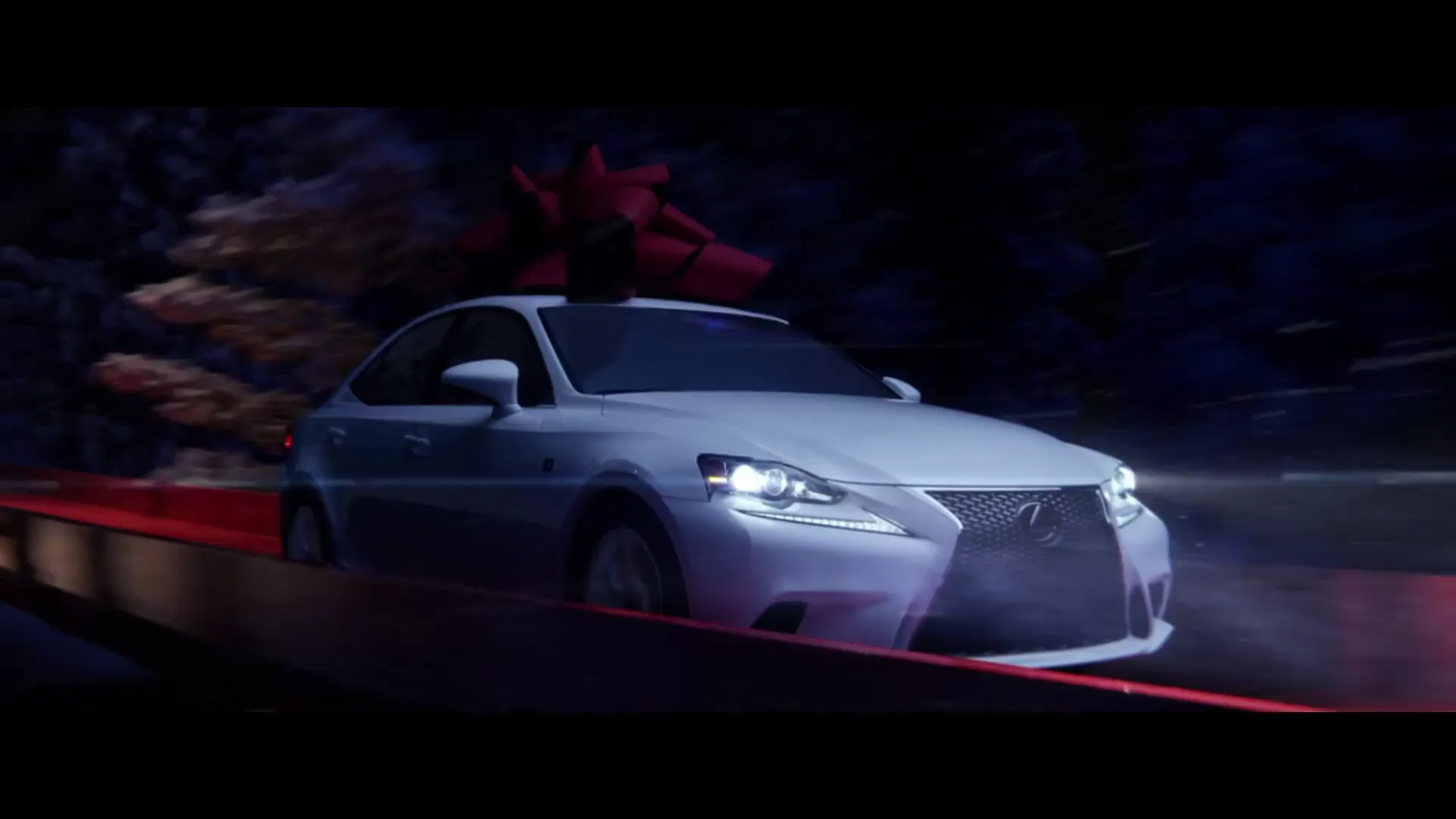 Still from the Lexus ‘December to Remember’ Racetrack commercial (2015) — Elastic