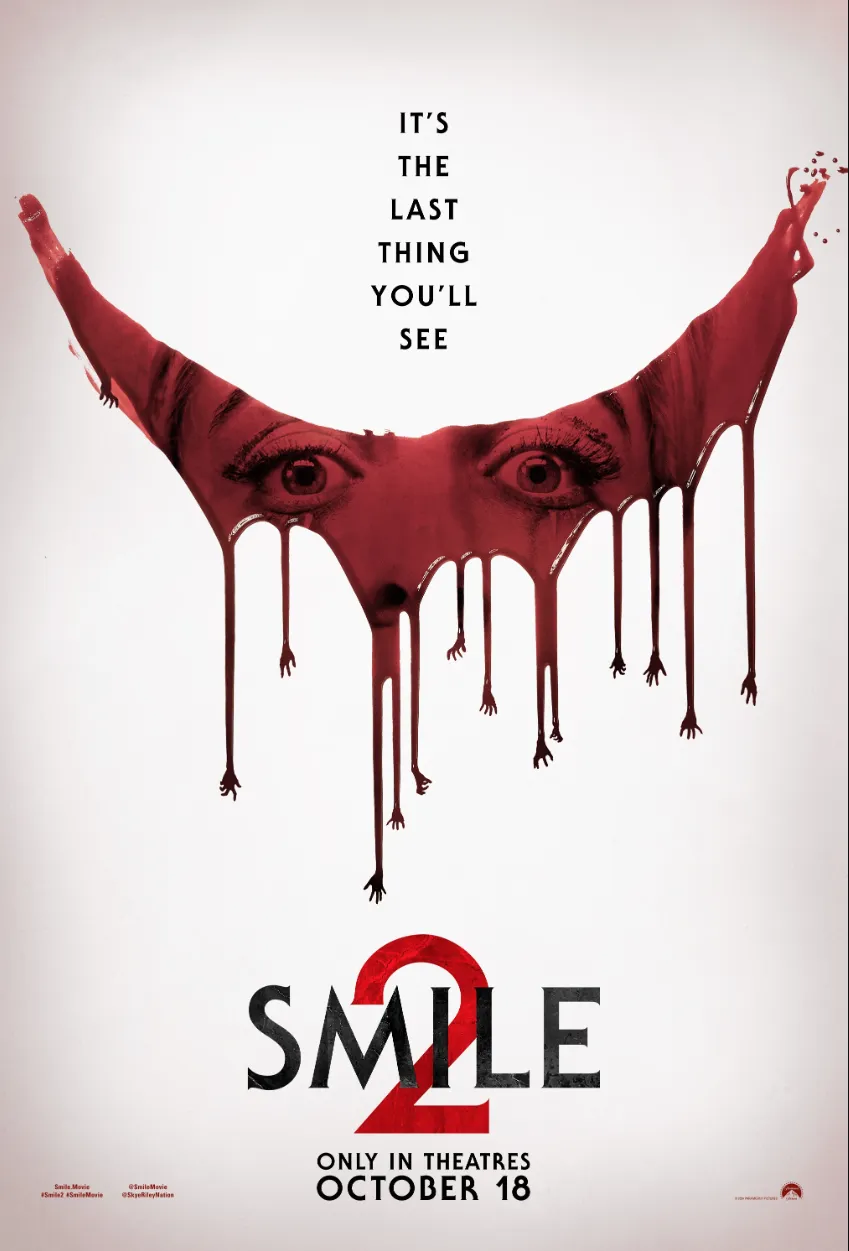 Official poster for Smile 2 (2024) — Paramount Pictures