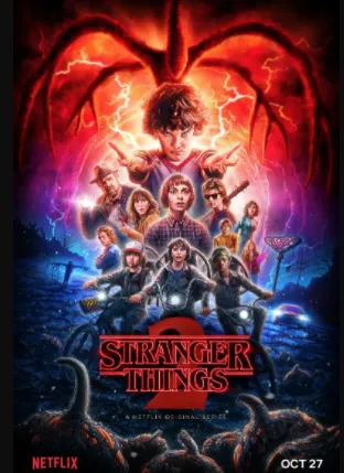 Official poster for Stranger Things Season 2 (2017) — 21 Laps Entertainment