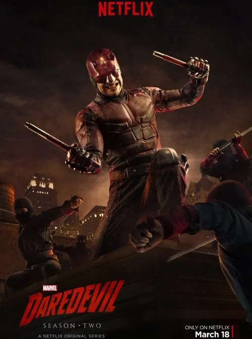 Poster for Marvel’s Daredevil Season 2 (2016) — Netflix series