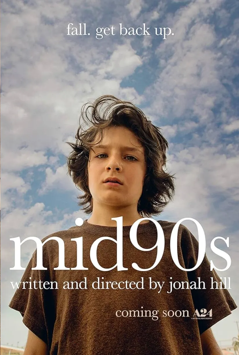 Official poster for mid90s (2018), Jonah Hill’s directorial debut — A24