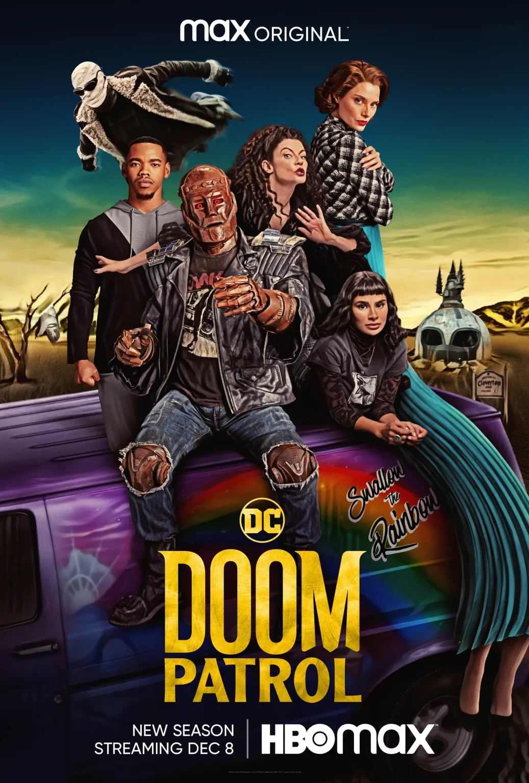 Official poster for Doom Patrol (2022) — DC Universe superhero series
