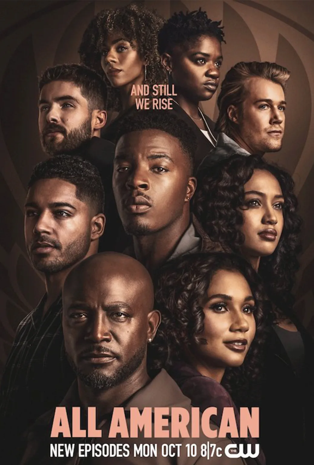 Key art for All American, the sports drama series inspired by Spencer Paysinger
