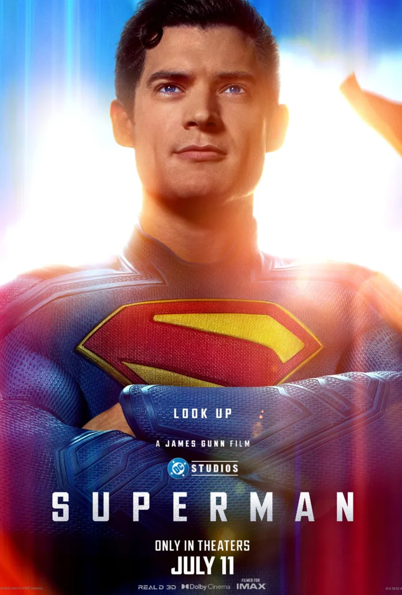 Official poster for Superman (2025) — DC Studios