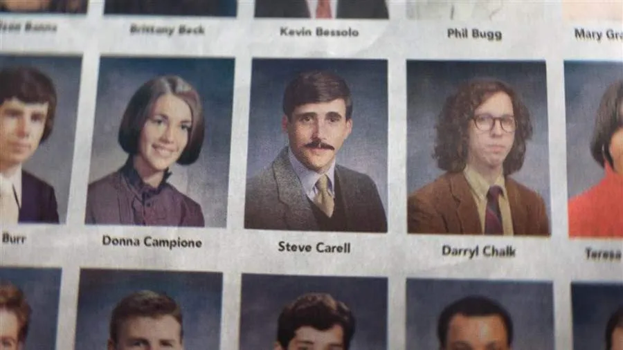 Still from Honda’s “Yearbooks” Super Bowl 51 commercial (2017) with celebrity yearbook photos brought to life