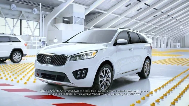 Poster for the 2017 Kia Sorento “Rubber Duckies” Surround View Monitoring commercial — SKUNK