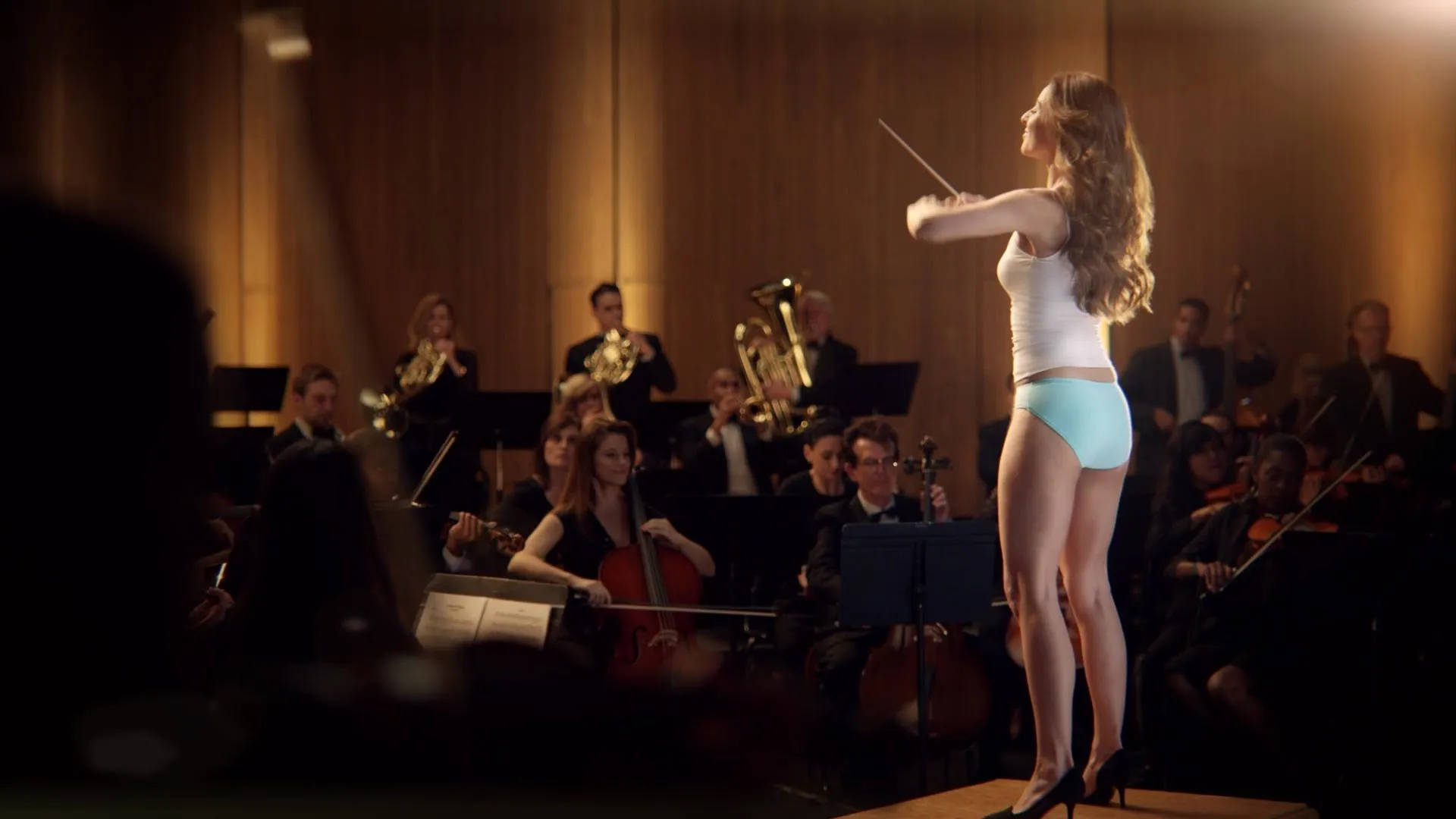Still from the Fruit of the Loom ‘Music To Your Panties’ commercial (2014)