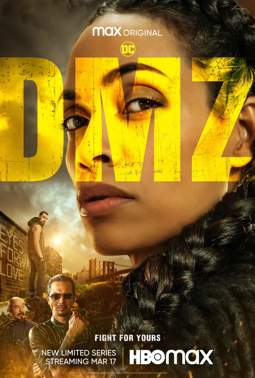 Official poster for DMZ (2022) — HBO Max miniseries