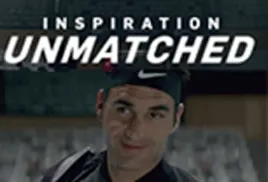 Poster for Nike’s ‘The Roger Effect’ commercial (2017) starring Roger Federer