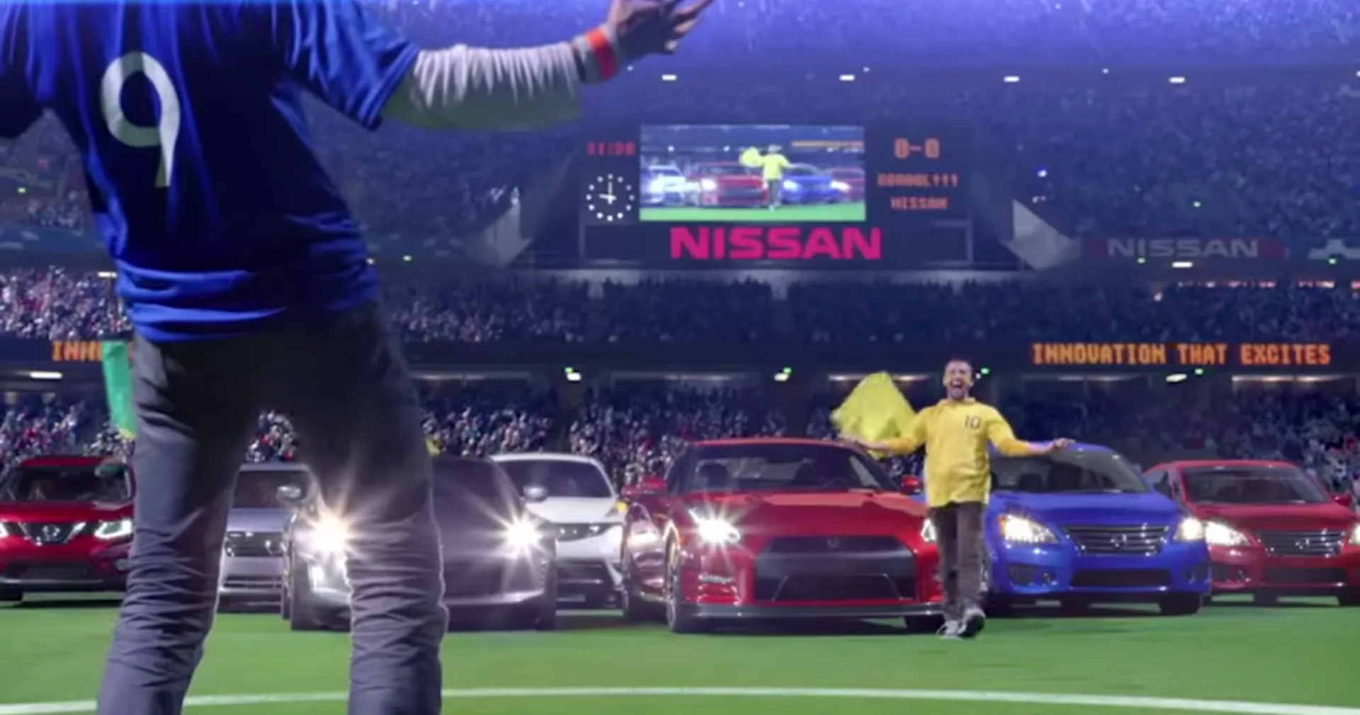 Poster for Nissan’s ‘Face Off’ FIFA World Cup 2014 commercial