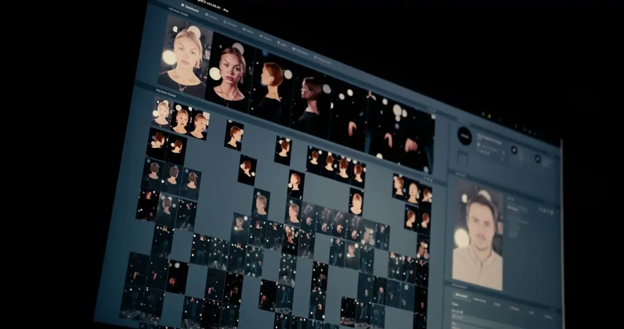 Capture-processing software reviewing scan data on screen