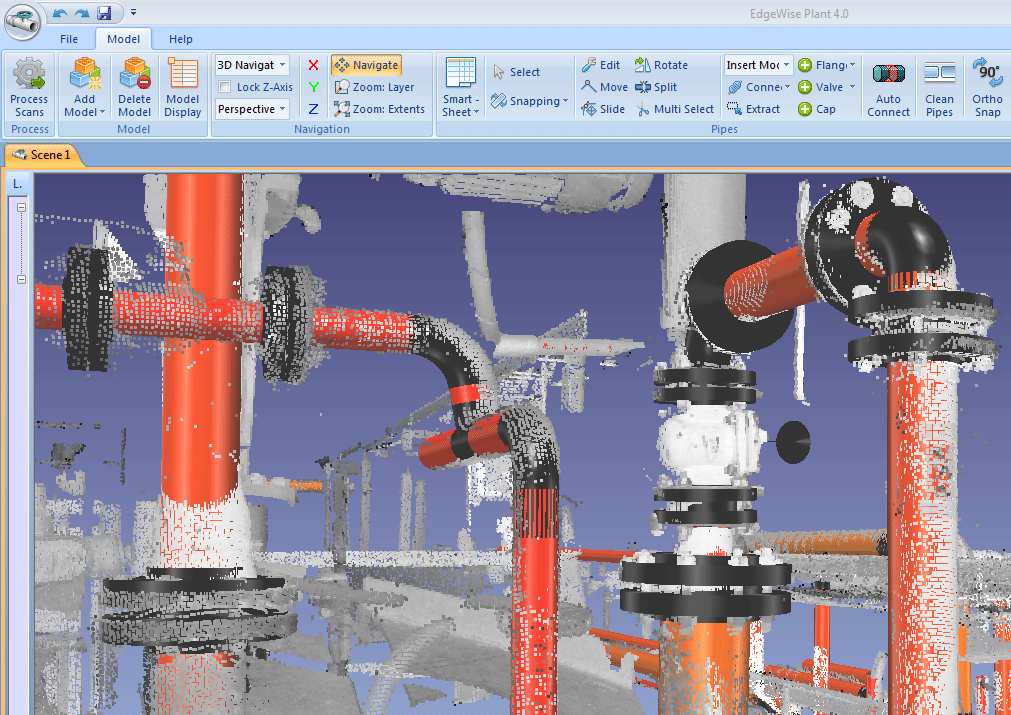 ClearEdge3D Valve-flange