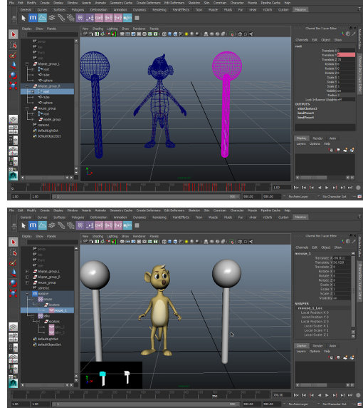 Massive Software 3D imaging for crowd placement and simulation